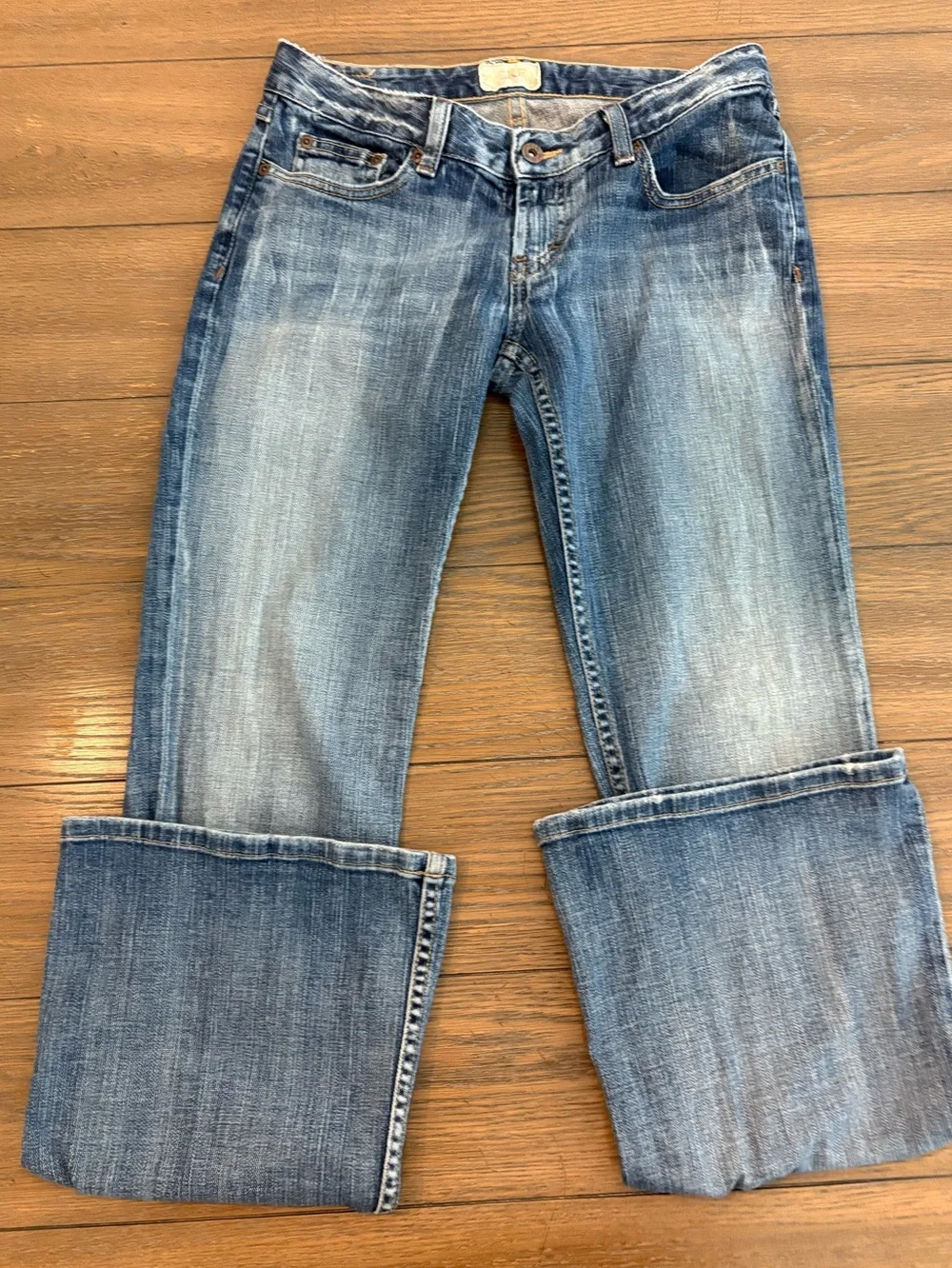 BKE Women's Light Blue‎ Washed Flare Jeans Size 28x31 1/2